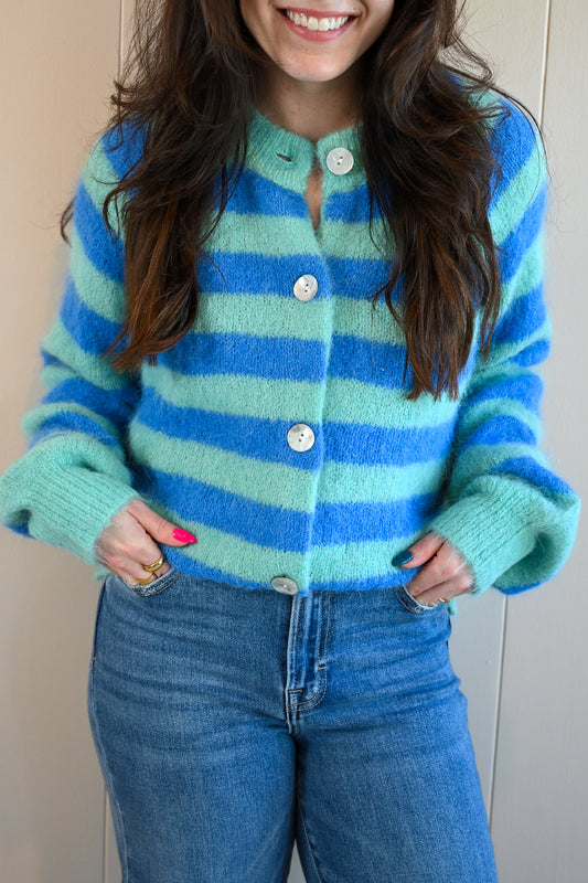Beauford Striped Cardigan