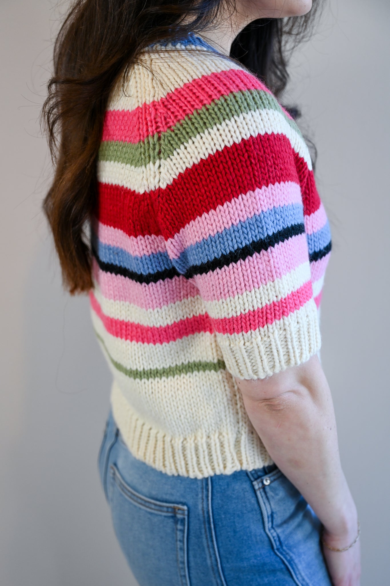 Acorn Court Striped Sweater