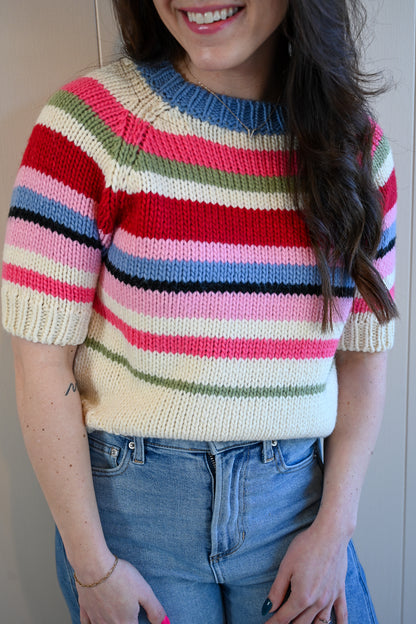 Acorn Court Striped Sweater