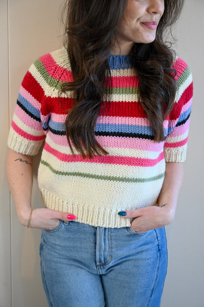 Acorn Court Striped Sweater