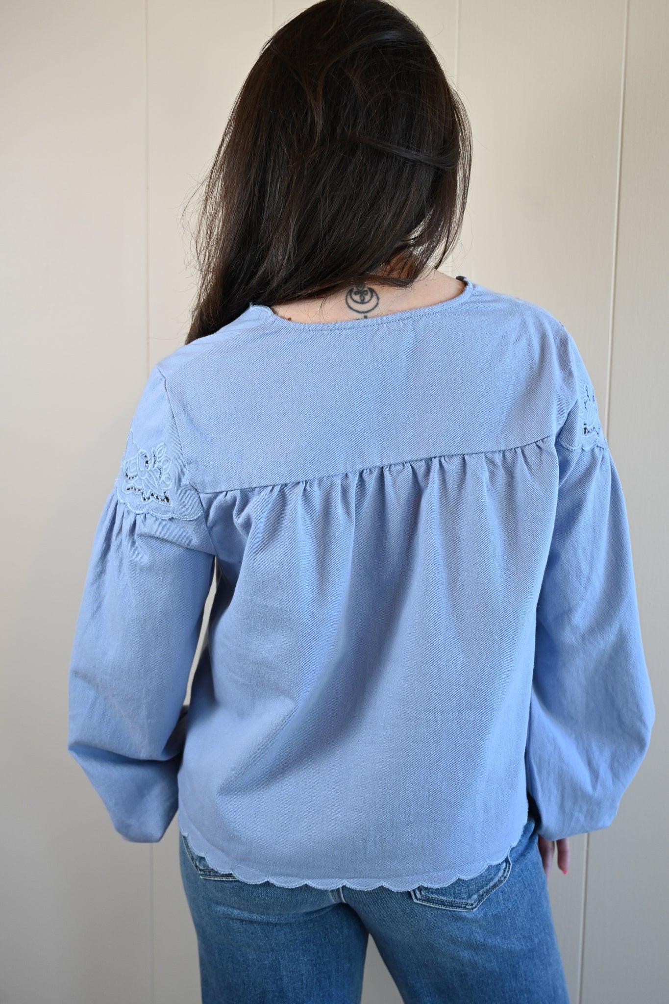Alder Street Cutout Blouse