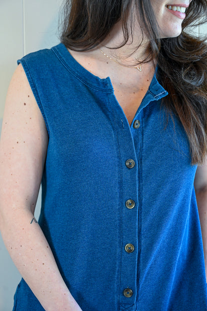 Esplanade Avenue Denim Jumpsuit