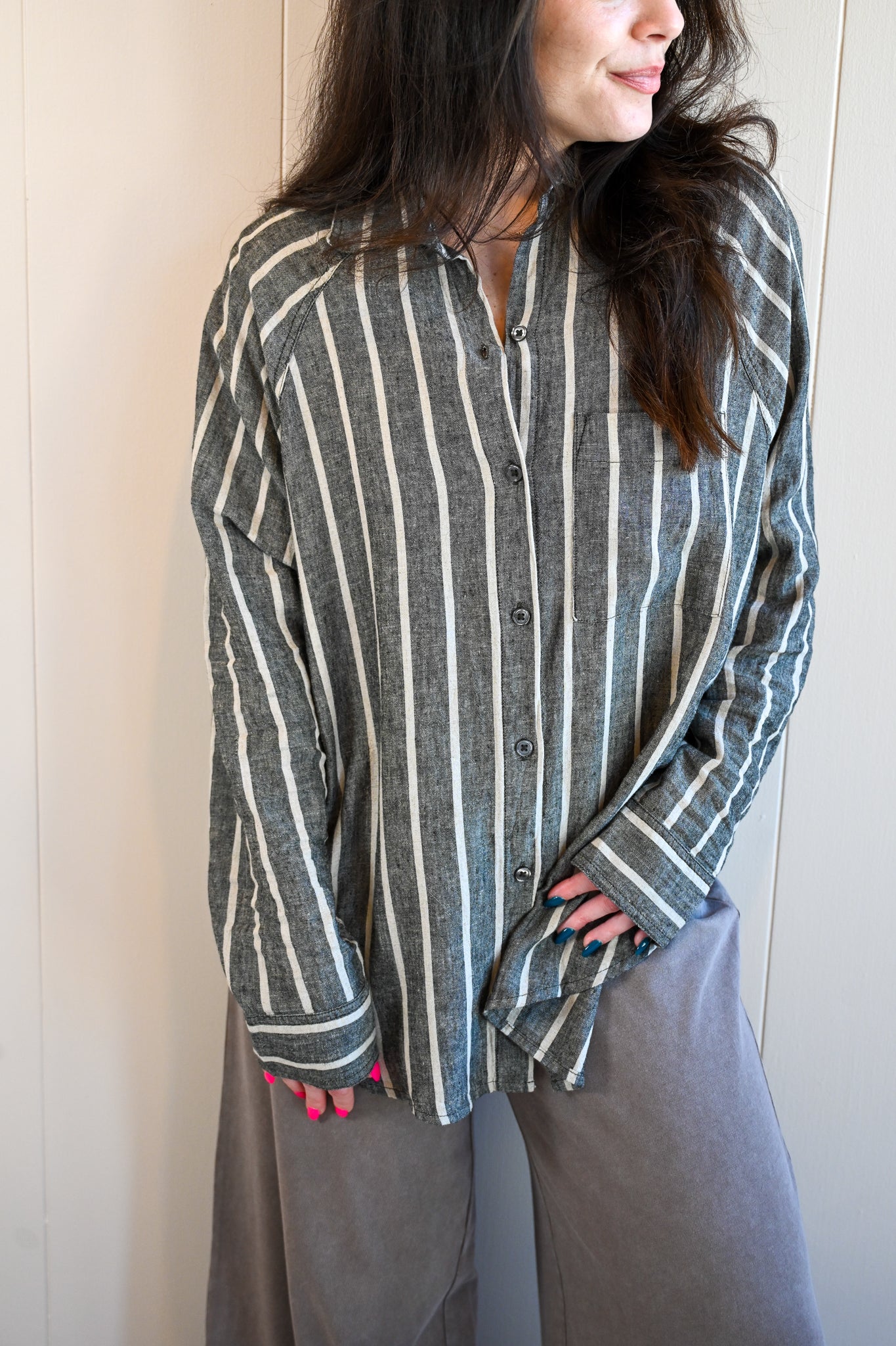 Grand Avenue Button Up Top