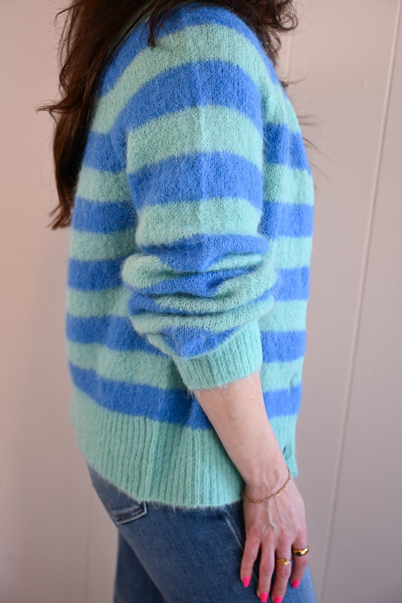 Beauford Striped Cardigan