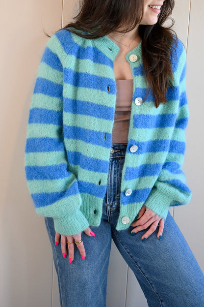 Beauford Striped Cardigan
