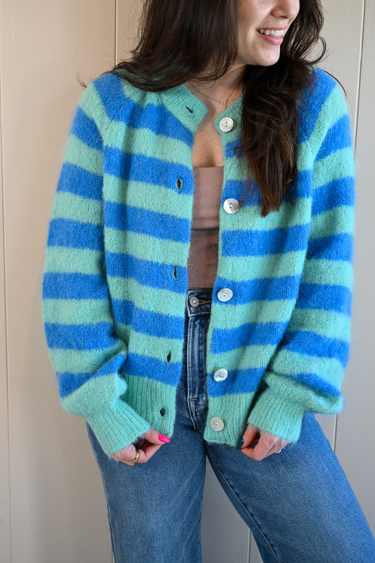 Beauford Striped Cardigan
