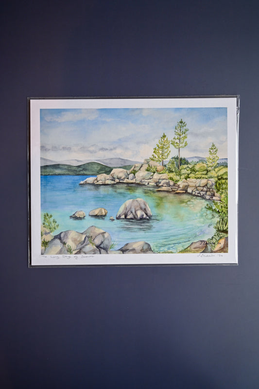 The Long Days of Summer Print by Julia Esdaile 8x10