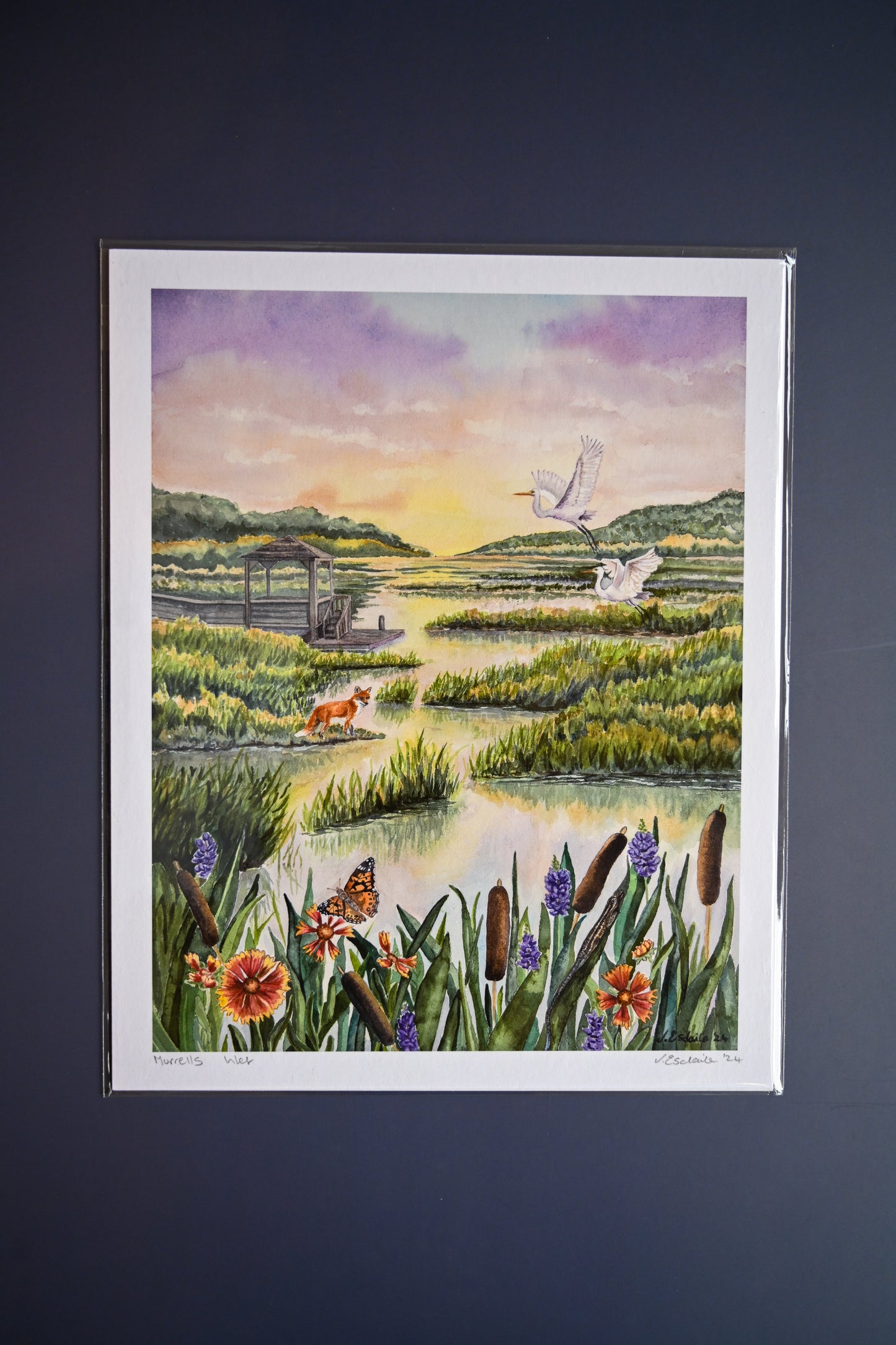 Murrells Inlet Print by Julia Esdaile 8x10