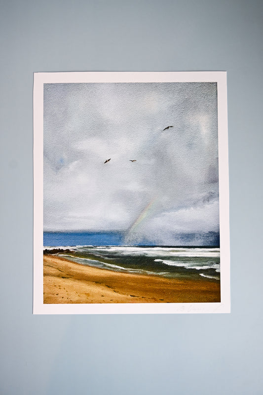 Asilomar Rainbow 8x10 Print By Bea's Studio