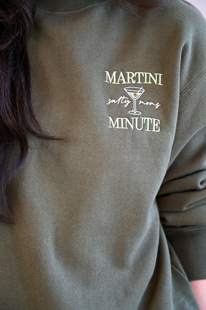 Martini Minute Crewneck By Salty Moms Club