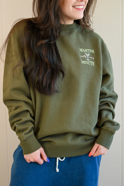 Martini Minute Crewneck By Salty Moms Club
