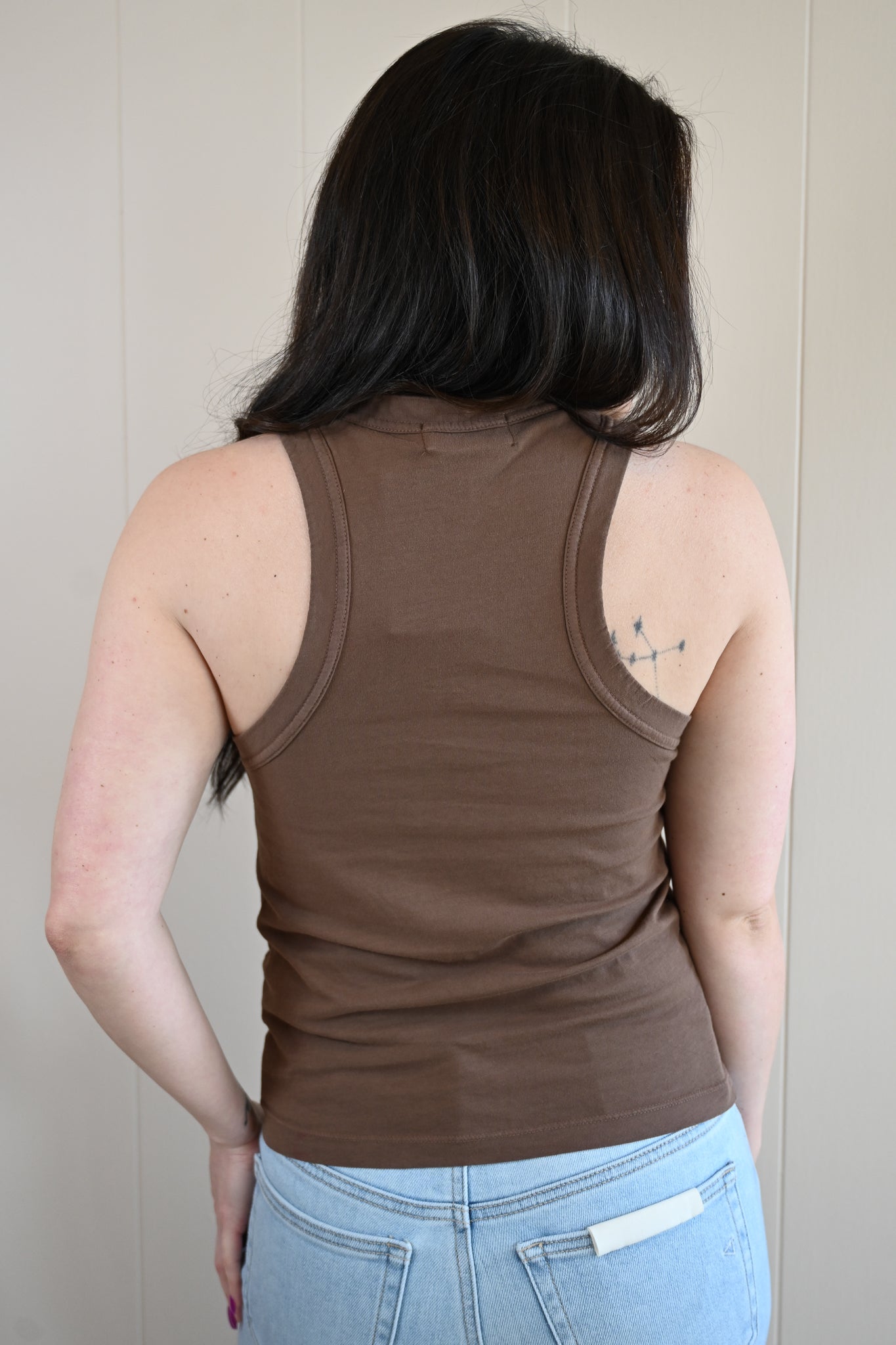 Wave Label - Everyday Tank - Mushroom