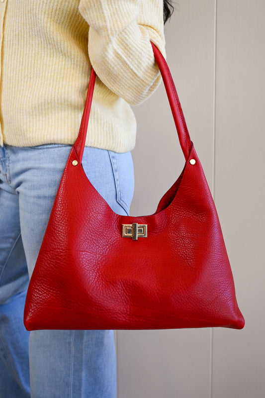 Charlie's Goods - Maddie Pebble Red