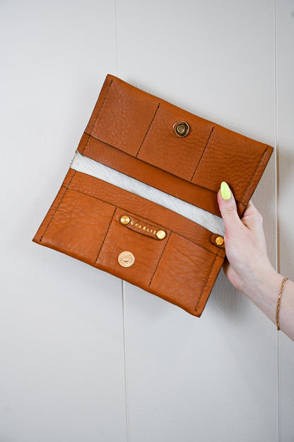 Charlie's Goods - Daphne Wristlet Wallet Pebble Tan