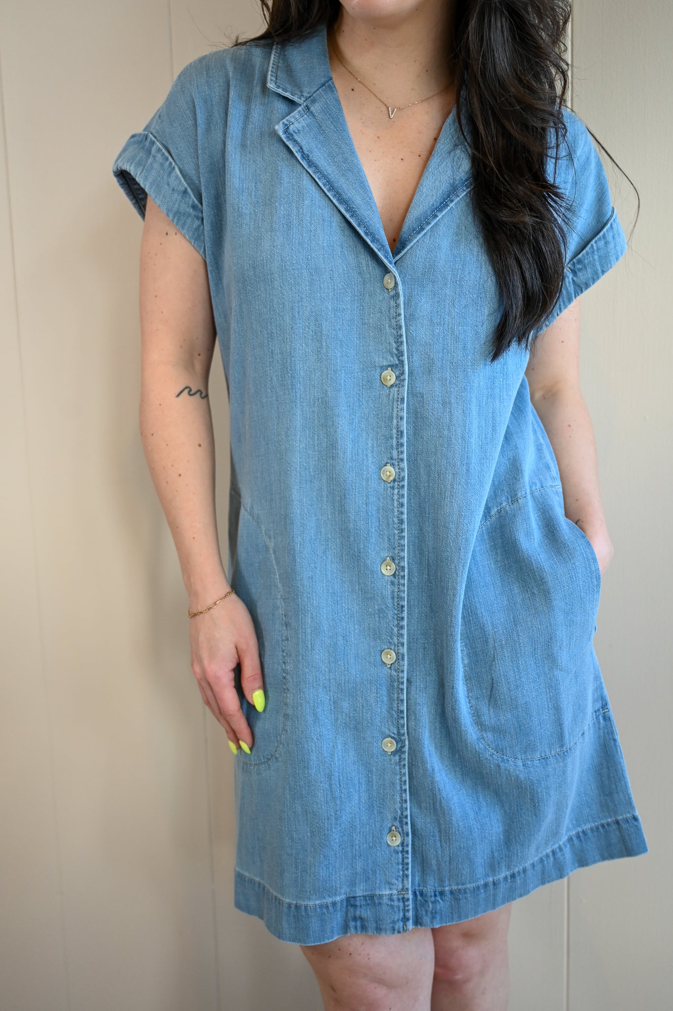 Shafter Avenue Denim Dress
