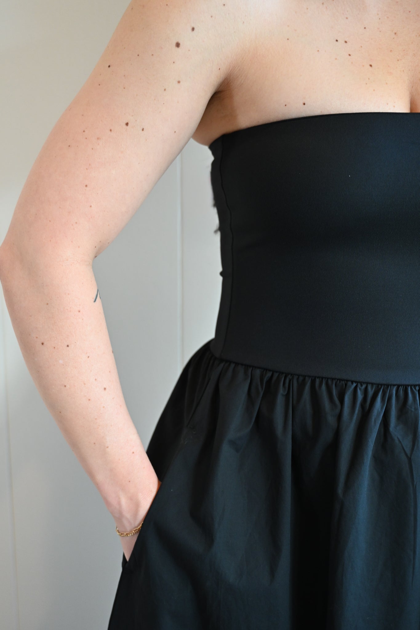 Lawton Avenue Strapless Midi Dress