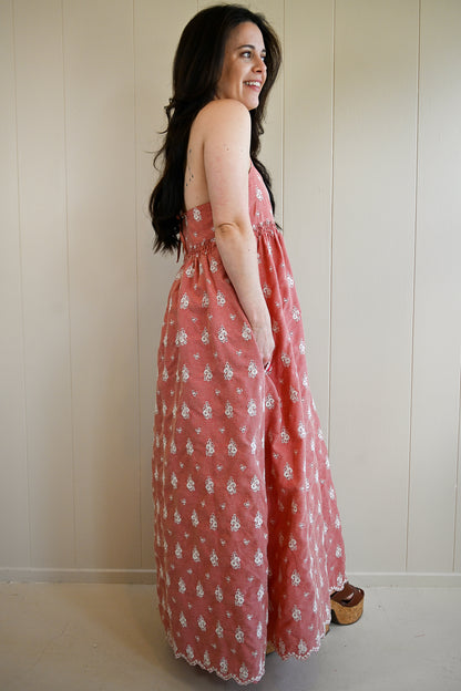 Pacific Avenue Embroidered Dress
