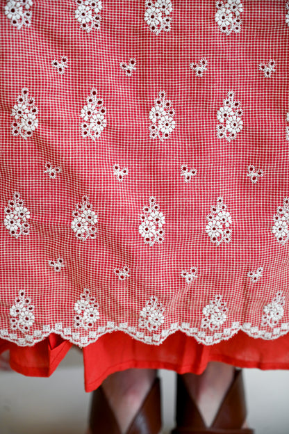 Pacific Avenue Embroidered Dress