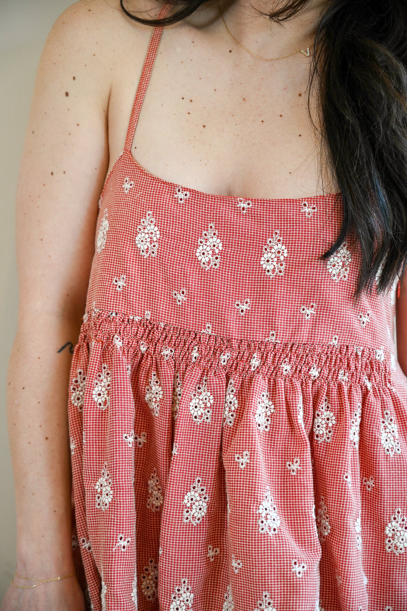 Pacific Avenue Embroidered Dress