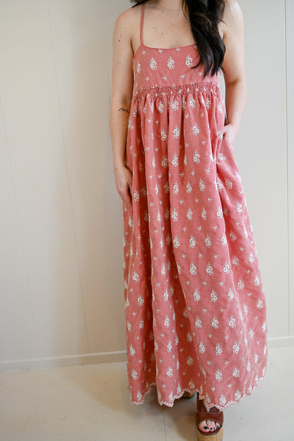 Pacific Avenue Embroidered Dress