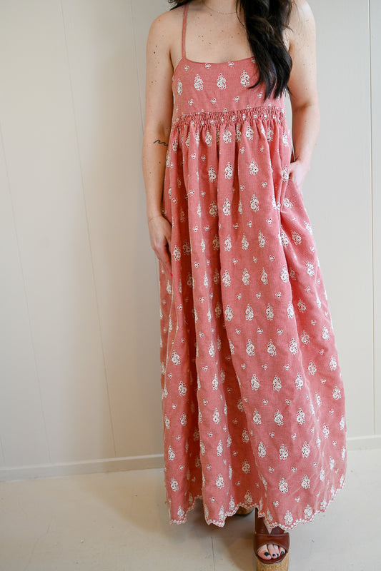 Pacific Avenue Embroidered Dress