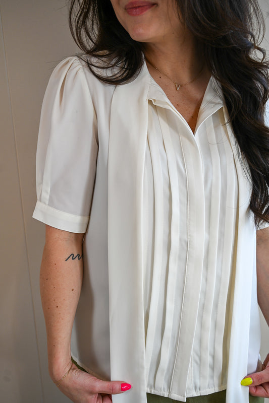 Hillside Avenue Pleated Tie Top