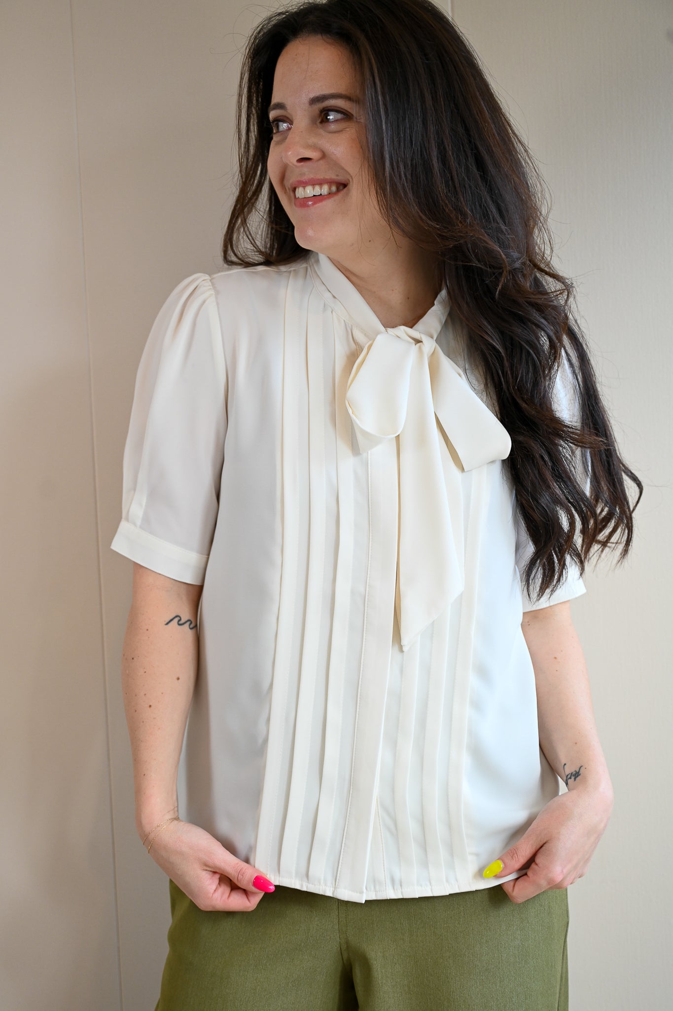 Hillside Avenue Pleated Tie Top