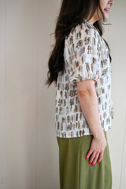Jewell Avenue Button Up Blouse