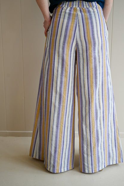 Otter Lane Striped Linen Trouser