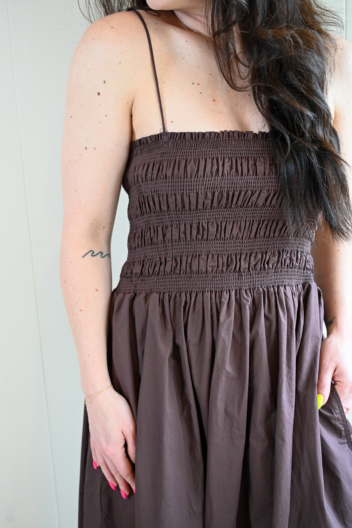 Siren Street Poplin Maxi Dress