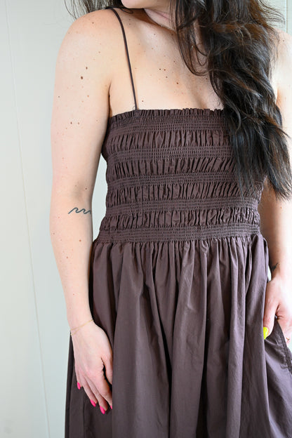 Siren Street Poplin Maxi Dress