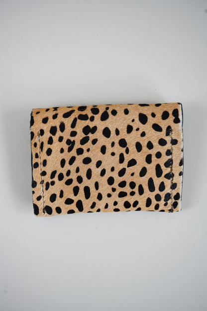 Charlie's Goods - Card Holder - Light Leopard Hair Hide