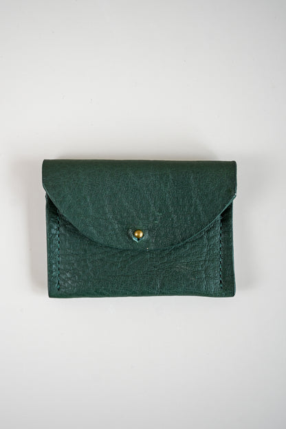 Charlie's Goods - Card Holder - Forest Green Leather