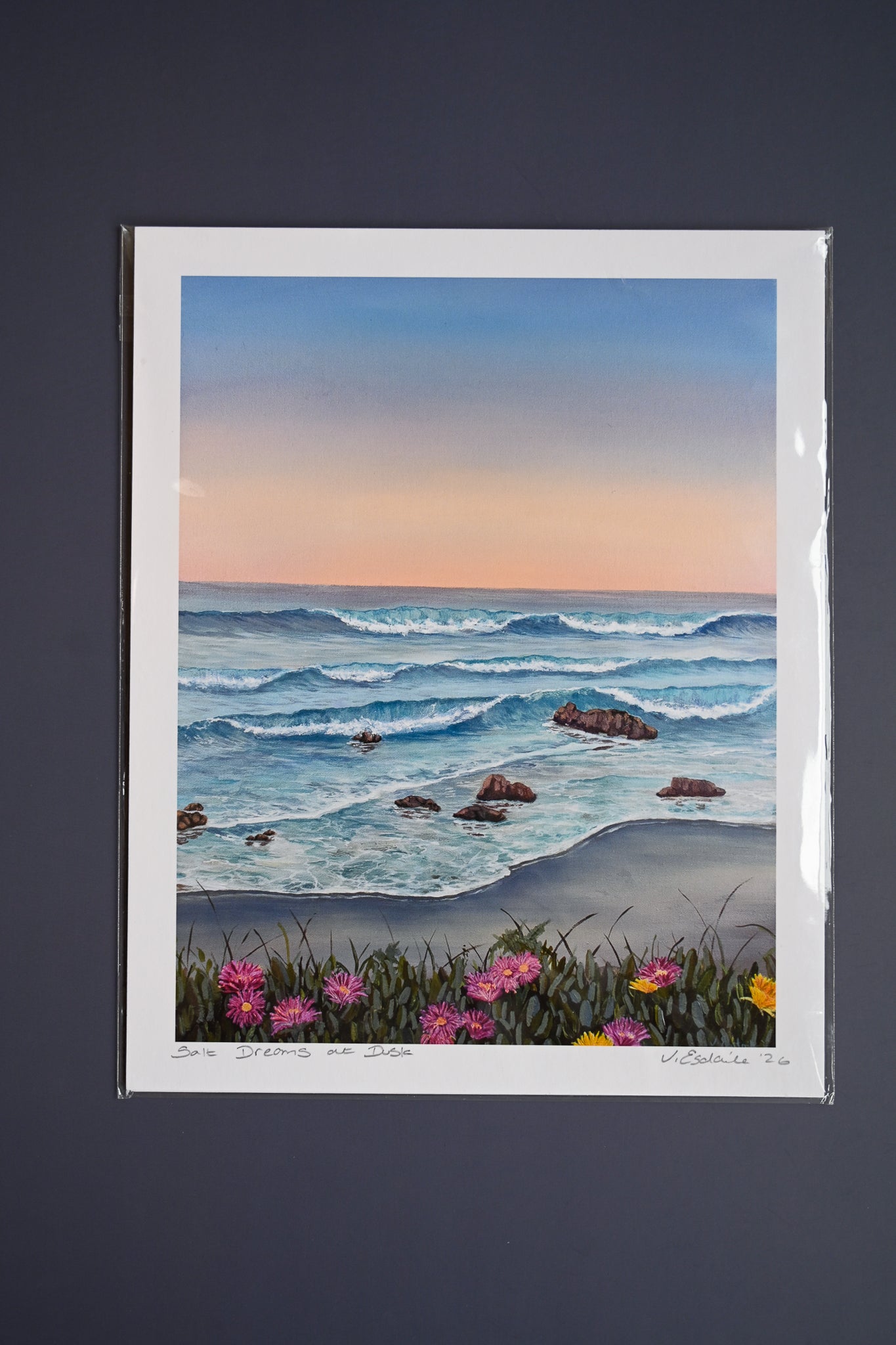 Salt Dreams at Dusk Print by Julia Esdaile 8x10