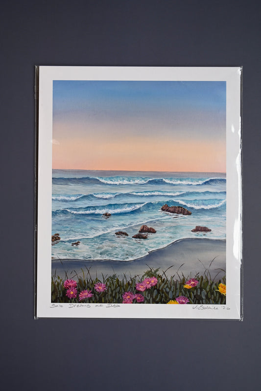 Salt Dreams at Dusk Print by Julia Esdaile 8x10