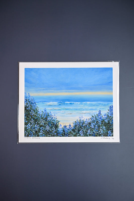 Lupine Dreams  Print by Julia Esdaile 8x10