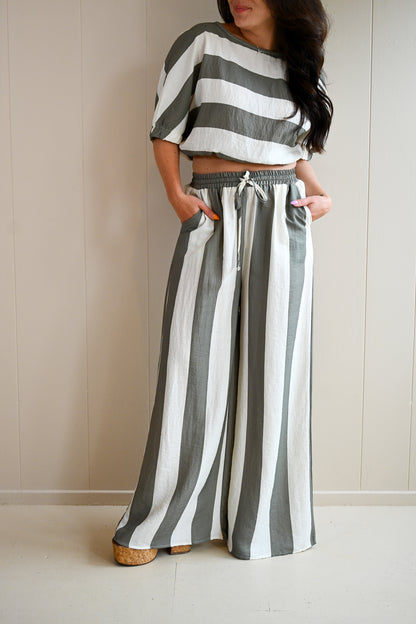 Beaumont Avenue Striped Trouser