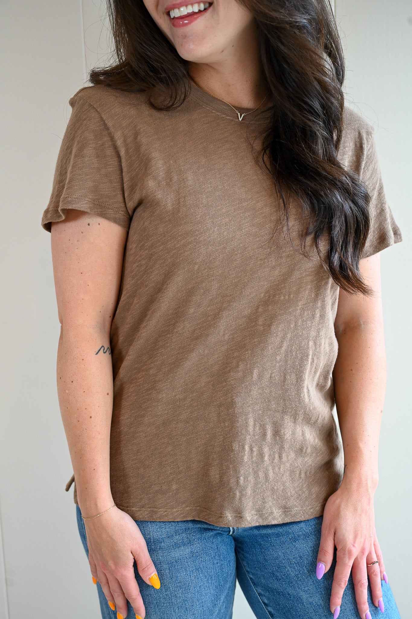Austin Avenue Oversized Tee - Driftwood