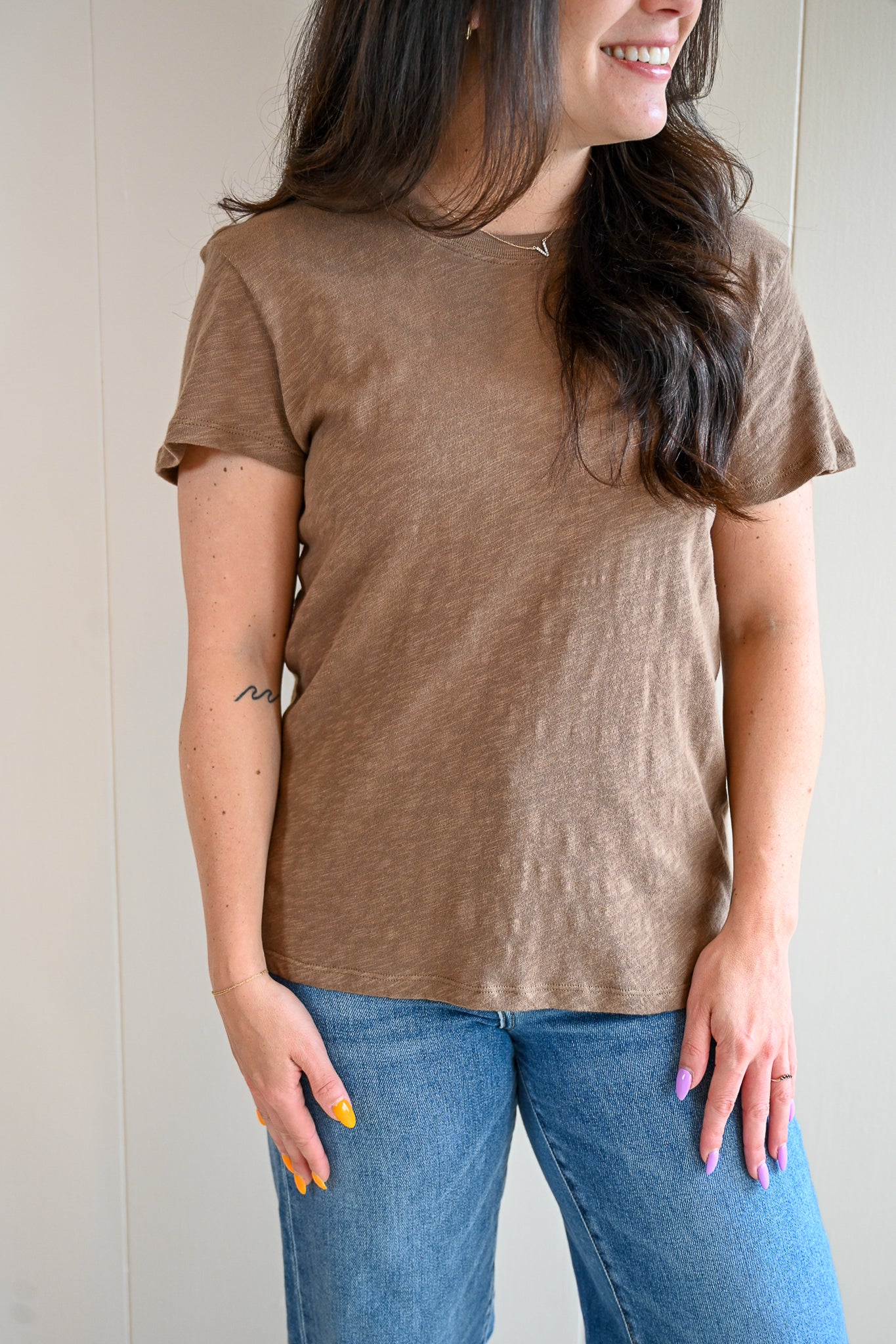 Austin Avenue Oversized Tee - Driftwood