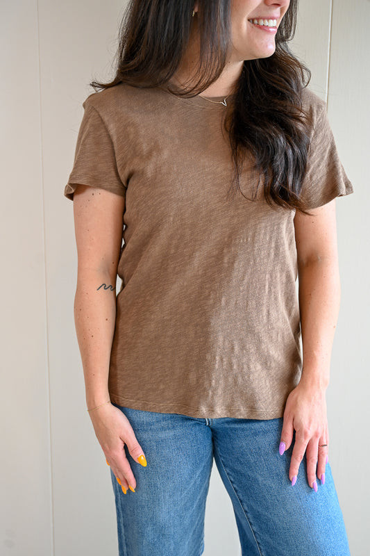 Austin Avenue Oversized Tee - Driftwood