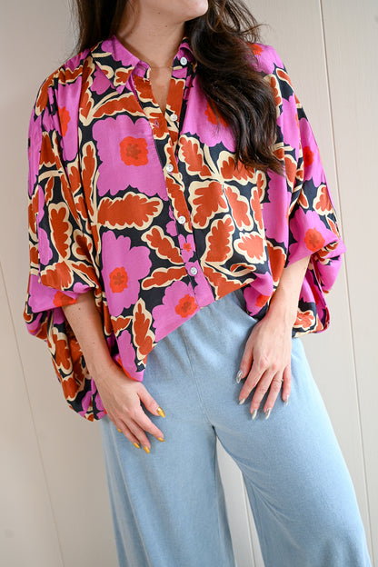 Ruth Court Floral Blouse