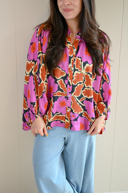Ruth Court Floral Blouse