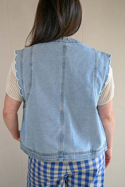 Pine Garden Denim Vest