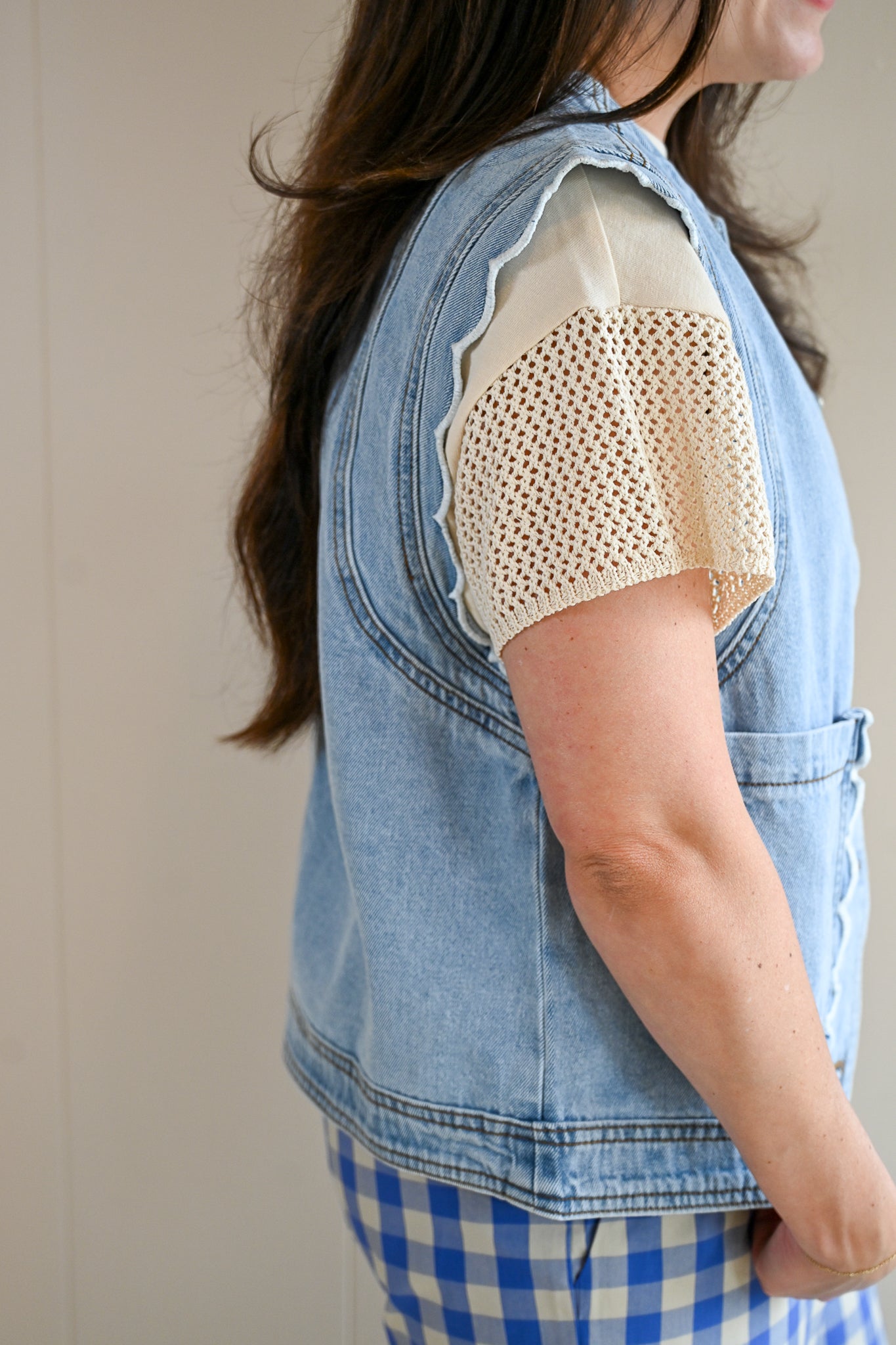 Pine Garden Denim Vest