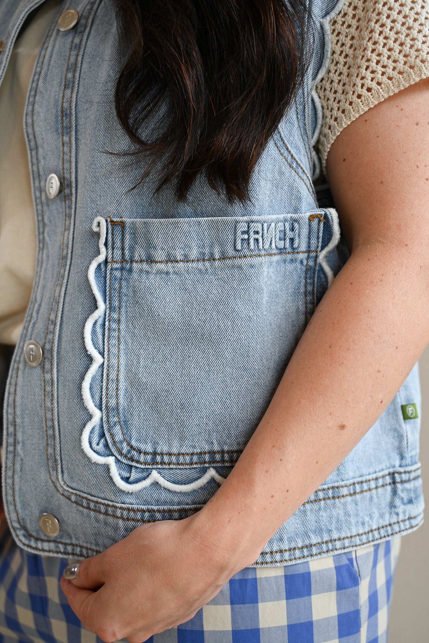 Pine Garden Denim Vest