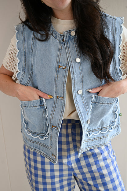 Pine Garden Denim Vest