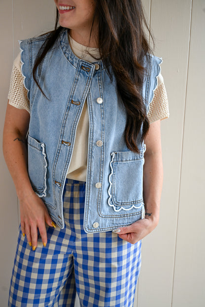 Pine Garden Denim Vest