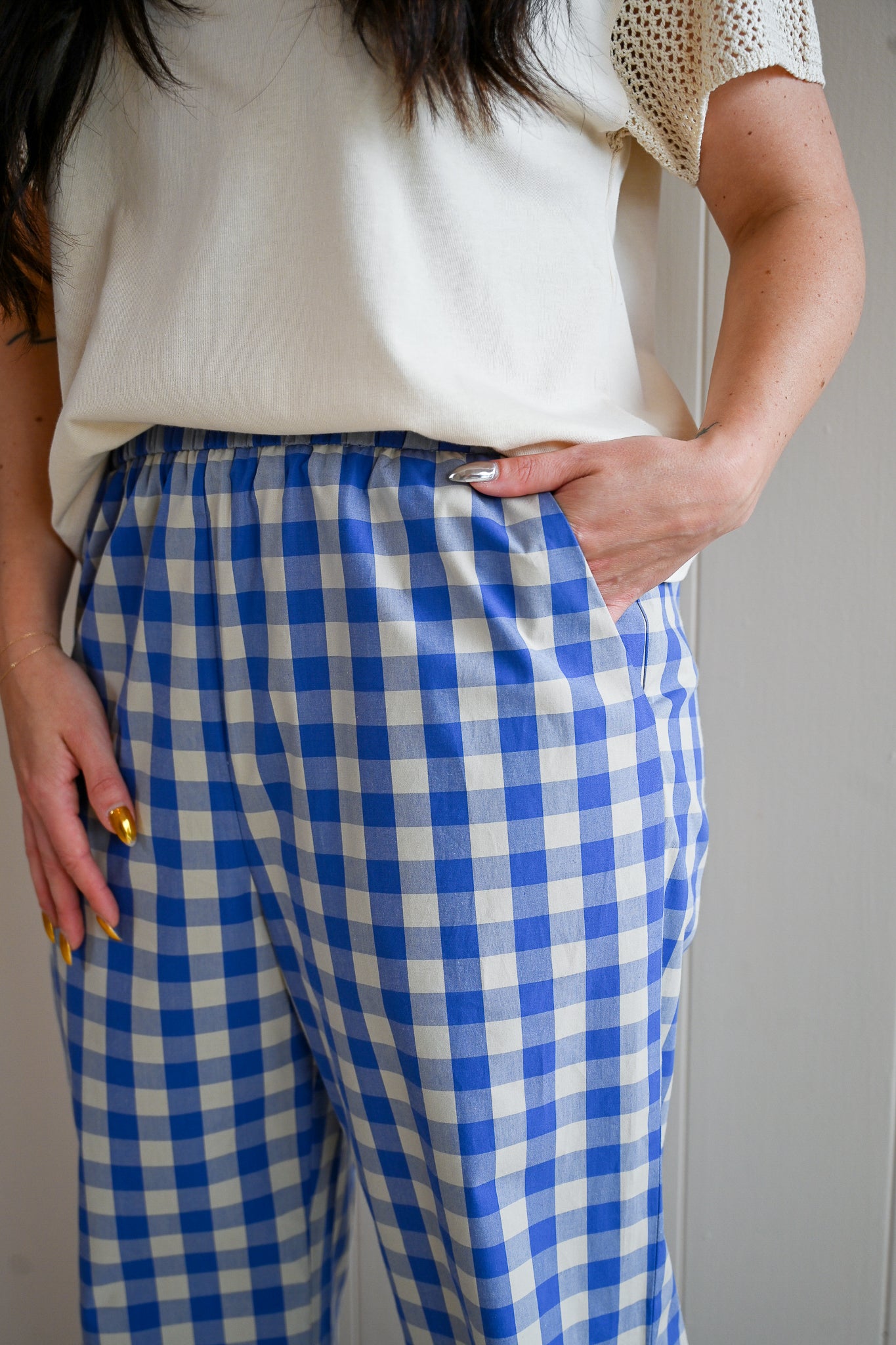 Lighthouse Avenue Gingham Pants