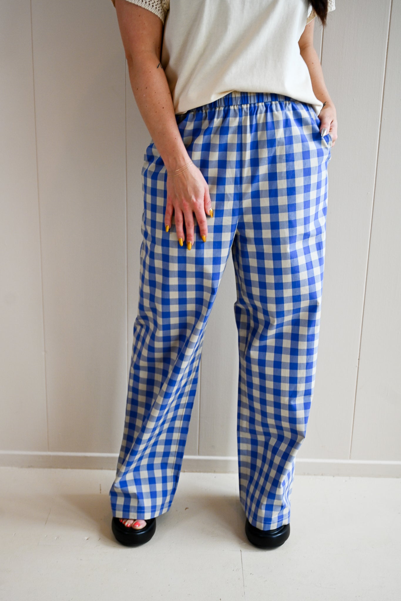 Lighthouse Avenue Gingham Pants