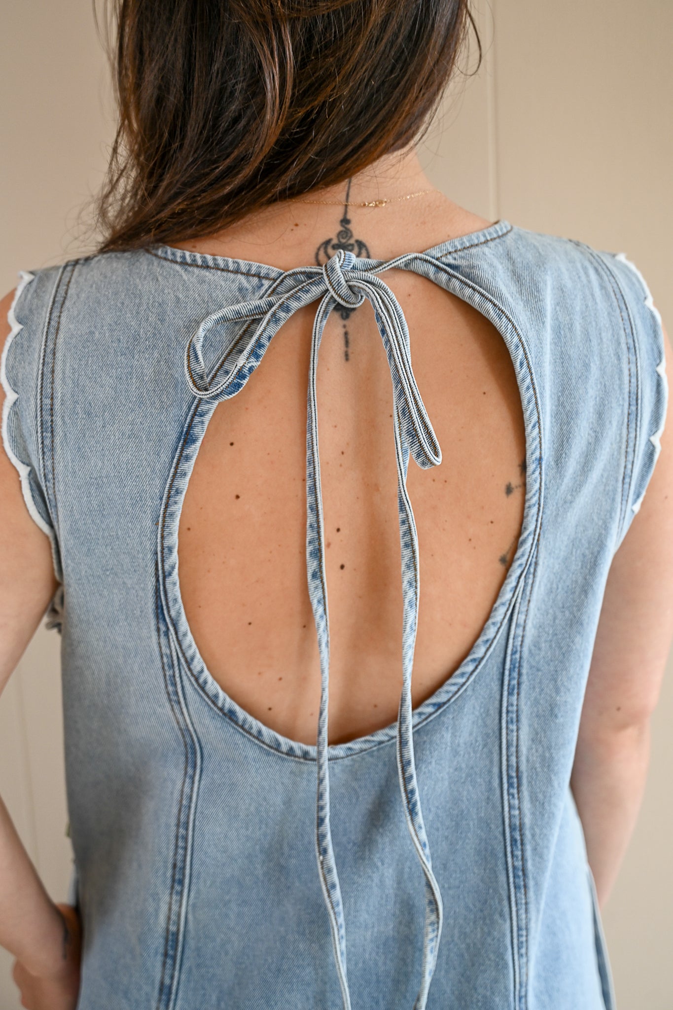 Petra Lane Denim Mini Dress